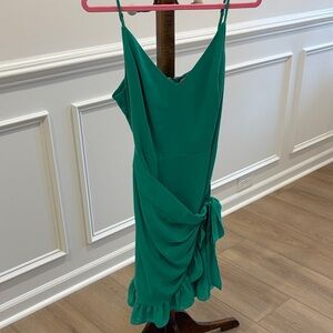 Lilly Pulitzer Asymmetrical Green Dress size 14